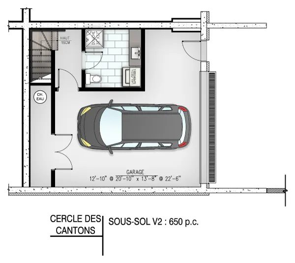 Modèle V2 - Sous-sol